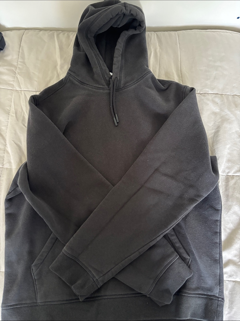 DSG Men's Charcoal Black Crewneck Hoodie